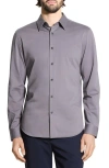 Theory Sylvain Nd Structure Knit Button-up Shirt
