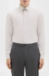 Theory Sylvain Nd Structure Knit Button-up Shirt In Vapor
