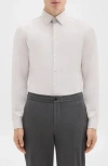 Theory Sylvain Nd Structure Knit Button-up Shirt In Vapor