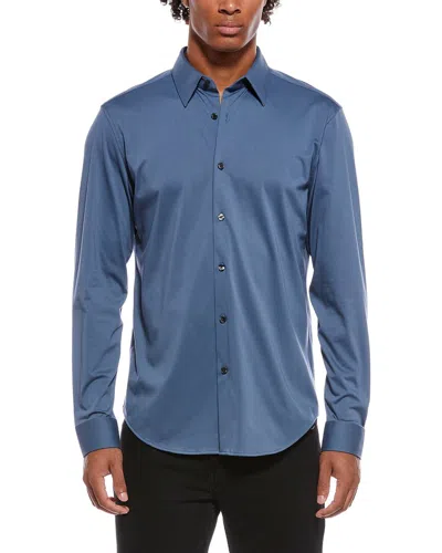 Theory Sylvain Nd Structure Woven Shirt In Black