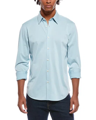 Theory Sylvain Nd Structure Woven Shirt In Blue