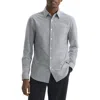 Theory Sylvain Pinstripe Button-up Shirt In Multi