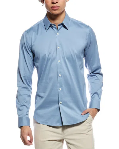Theory Sylvain Precise 2 Shirt In Blue