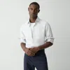 Theory Sylvain Shirt In Good Cotton In Fog