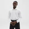 Theory Sylvain Shirt In Stretch Cotton-blend In White