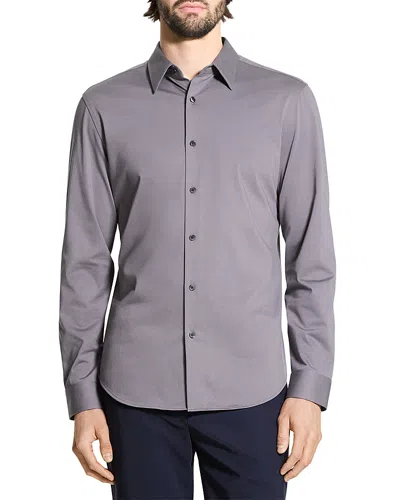 THEORY SYLVAIN SHIRT IN STRUCTURE KNIT