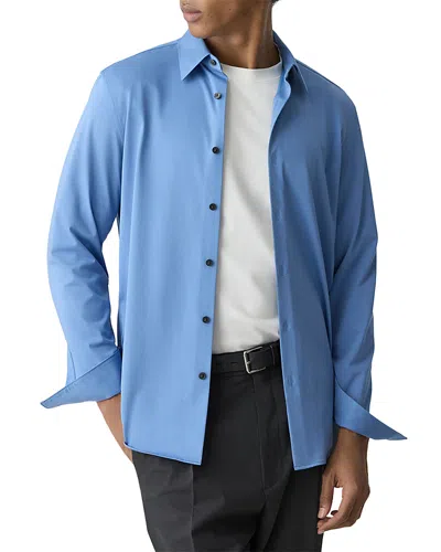 THEORY SYLVAIN SHIRT IN STRUCTURE KNIT