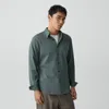 Theory Sylvain Shirt In Structure Knit In Gray