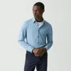 Theory Sylvain Shirt In Structure Knit In Rainstorm