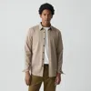 Theory Sylvain Shirt In Structure Knit In White