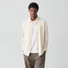 Theory Sylvain Shirt In Structure Knit In White