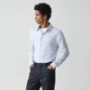 Theory Sylvain Shirt In Structure Twill In Blue