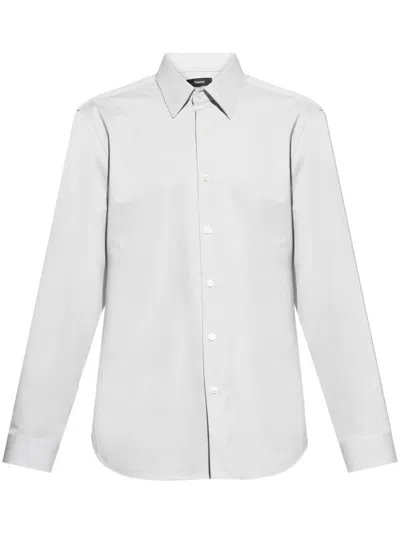 Theory Sylvain Shirt In Weiss