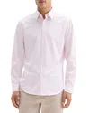 Theory Sylvain Nd Structure Knit Button-up Shirt In Dogwood
