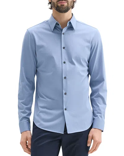 THEORY SYLVAIN SHIRT IN STRUCTURE KNIT