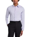 Theory Sylvain Structure Knit Shirt In Soft Iris