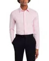 Theory Sylvain Structure Knit Shirt In Soft Pink