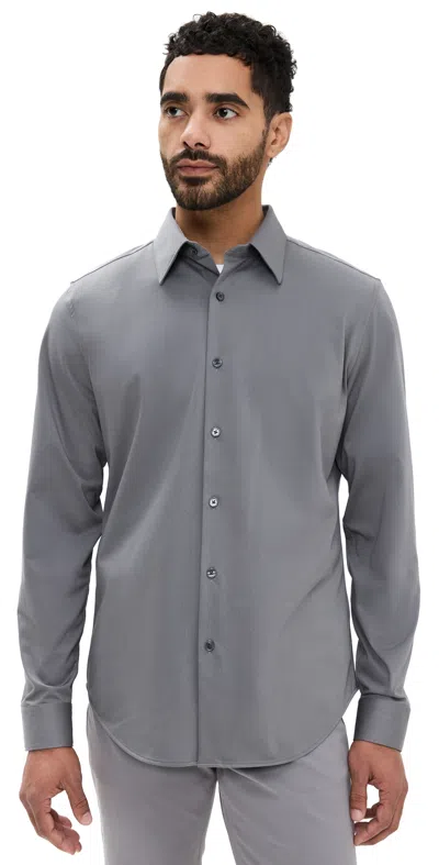 Theory Sylvain Structured Shirt Soft Grey