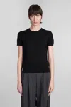 Theory Knitted Tops. In Black