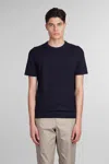 Theory Blue Crewneck T-shirt In Blue
