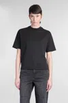 Theory Tiny Tee 2 Nebulous Organic Cotton Top In Black