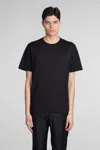 Theory Essential Crewneck Short Sleeve Tee In Black