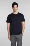 Theory Blue Crewneck T-shirt In Blue