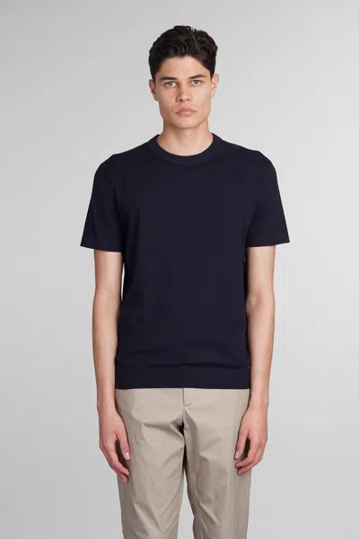 THEORY T-SHIRT IN BLUE VISCOSE