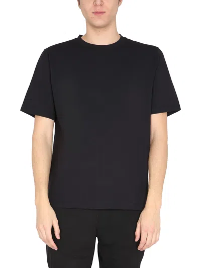 Theory Crew-neck Jersey T-shirt In Black