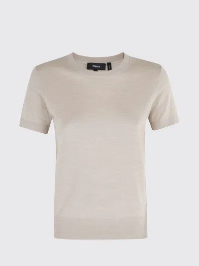 Theory T-shirt  Woman Color Sand In Neutral