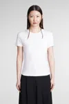 Theory T-shirt In White Cotton In White
