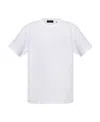 Theory Keen' Linen Blend Crewneck T-shirt In White