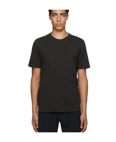 Theory T-shirt With Round Neck In Black
