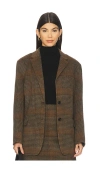 Theory Tailor Jacket In Brown