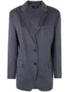 Theory Tailored Over Jacket In Grey