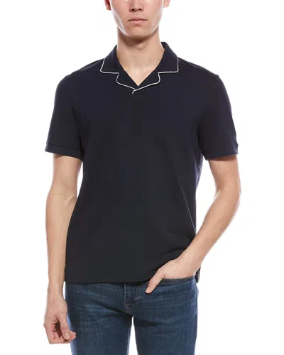 Theory Tailor Polo Shirt In Black