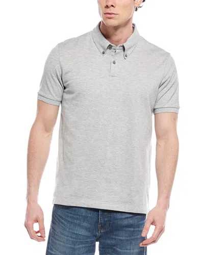 Theory Tailor Polo Shirt In Grey