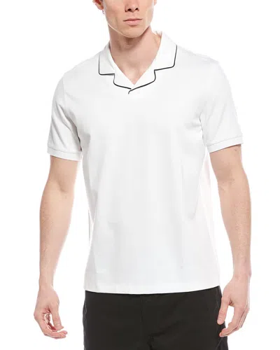 Theory Tailor Polo Shirt In White
