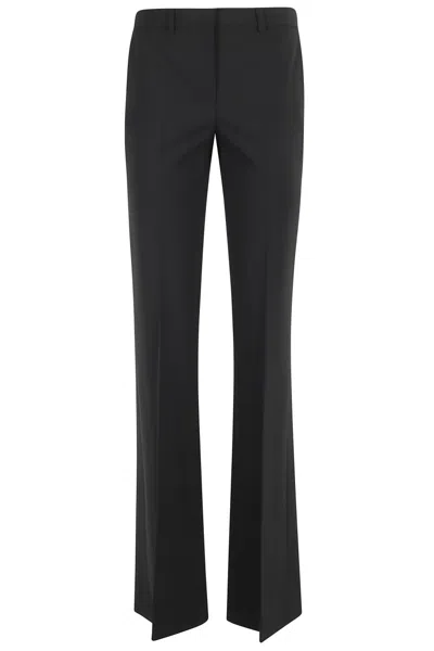 Theory Tailored Black Wool Blend  Pants