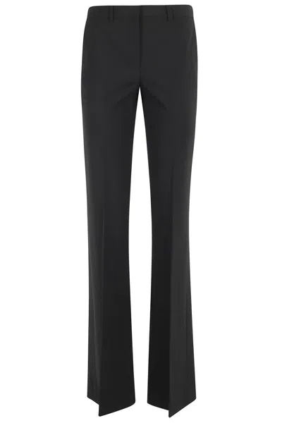 THEORY TAILORED BLACK WOOL BLEND THEORY PANTS