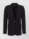 Theory Tailored Blazer With Back Vent And Cuffs