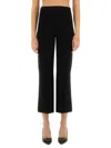 Theory Tailored Flare Pants With Fitted Waist In Multi