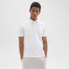 Theory Tailored Polo Shirt In Function Piqué In White