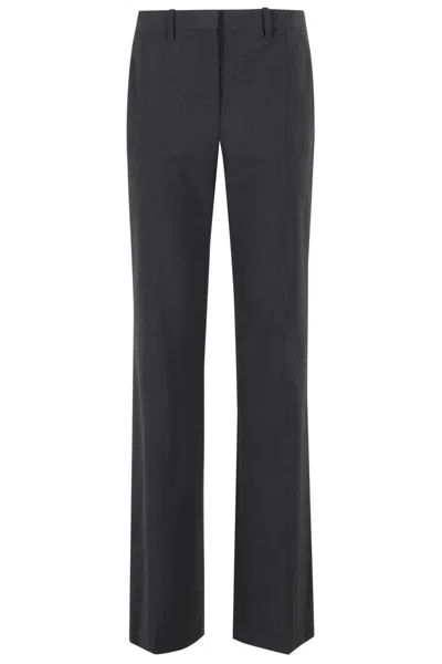 THEORY TAILORED SLIM-FIT TROUSERS WITH ANGLED POCKETS