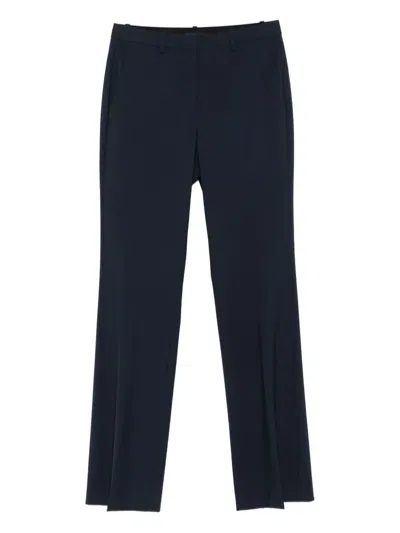 Theory Tailored Trousers In Blue