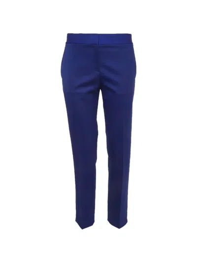 Pre-owned Theory Tailored Trousers In Blue
