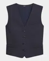 Theory Tailored Vest In Navy