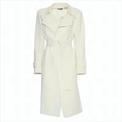 Theory Tailored White Coat With Wide Lapel