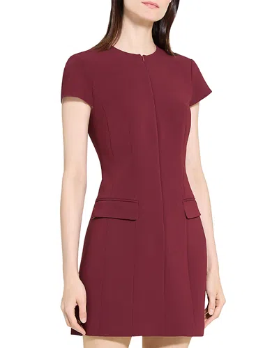 THEORY TAILORED ZIP FRONT DRESS