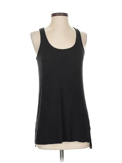 Pre-owned Theory Tank Top Black Halter Neckline Tops